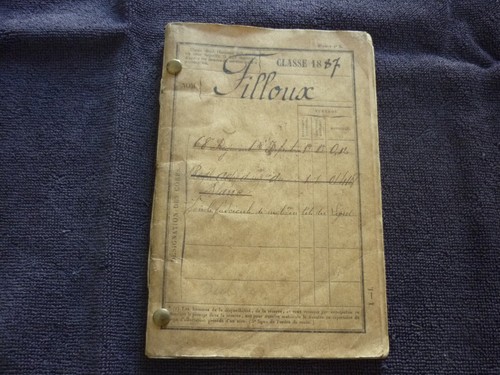 Livret militaire attribue - livret,