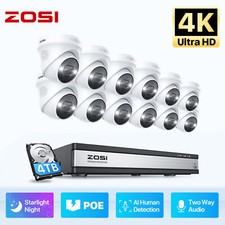 ZOSI 4K PoE Kit Caméra de