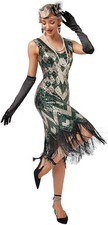 Robe Gatsby Charleston Annes Folles 20/30 Taille 2xl