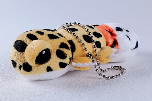 Porte clés peluche gecko - porte-clés, en