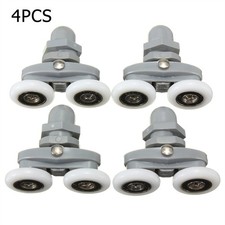 Roulette porte de douche coulissantes 4 Pièces en plastique 19-27mm de rechange