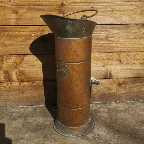 Ancien seau charbon - charbon, en