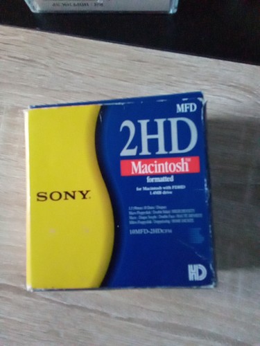 7disquettes sony mfd - sony, mfd-2hd
