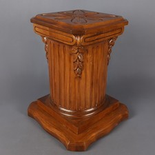 Colonne Piedestal En Bois