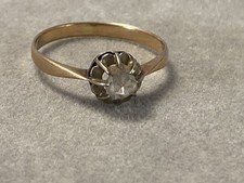 Superbe solitaire or 18carats