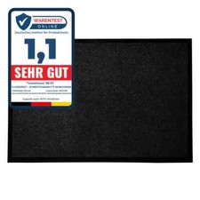 Tapis D'Entrée Tapis De Sol Tapis Antidérapant MONOCHROM Noir