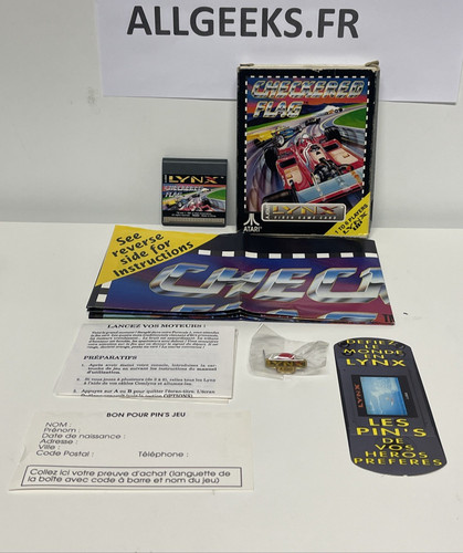 Checkered flag atari lynx - checkered,