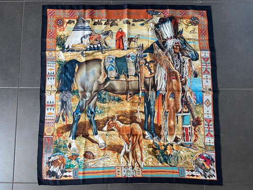 Foulard scarf hermès - foulard,