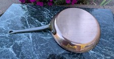 Mauviel France 1830 Copper Stainless Steel 8-1/2" Frying pan Skillet Iron handle