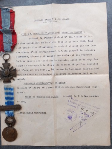 Croix guerre médaille - de,