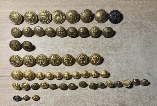 Ancien boutons vêtement - ancien, de