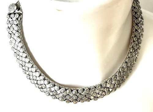 Collier plastron ethnique g - 93,