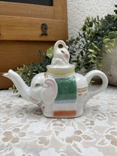 Vintage Oriental Style Elephant Shape Porcelain Teapot 300ml