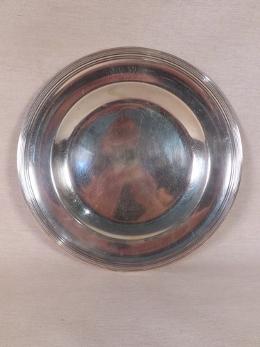 Ancien joli plat metal - plat, en