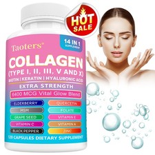 Capsules de collagène 14 en 1