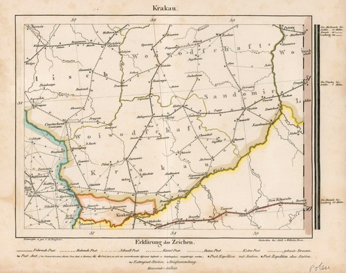 Pologne cracovie carte postale - carte,