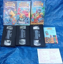 Walt Disney Home Video Tale Spin Volume 2 4 7 VHS Video Lot Talespin Jackpots