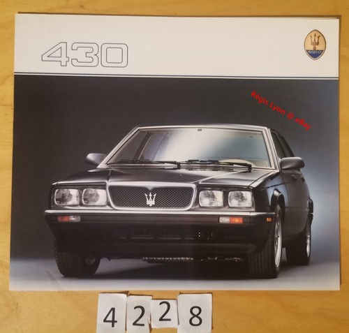 Maserati 430 biturbo - 430,