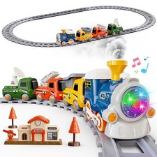 Train Electrique Enfant 3 4 5 6, Petit Circuit Train Vapeur Electrique 3+ Ans...