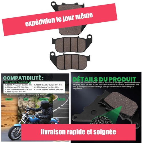 Plaquettes frein