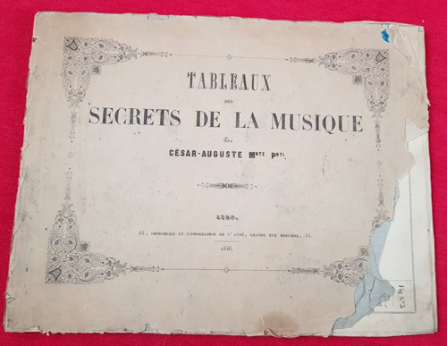 Livre ancien 1846 tableaux - ancien,