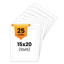 25 passe-partout - Blanc -