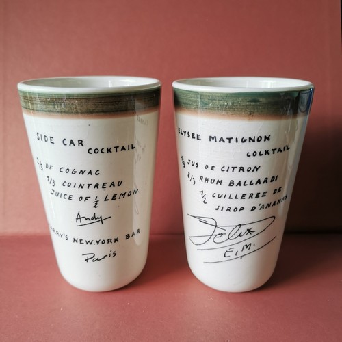 Verres cocktails val - À, d'or
