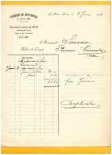 "PLESSIS-DORIN (41) GLASSWARE by MONTMIRAIL "M. le COMTE DE FAYET Maitre Verrier"