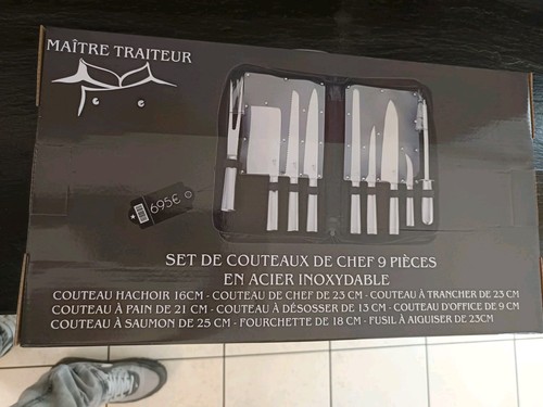Set couteaux chef neuf - couteaux, neuf.