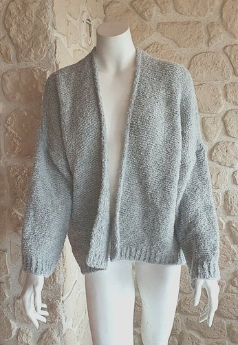 Gilet maille gris neuf talia - maille,