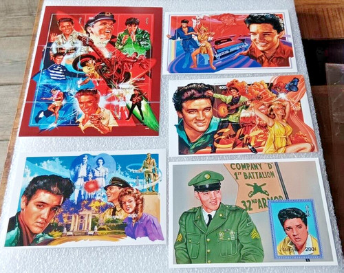 Elvis presley feuillet - elvis, 9
