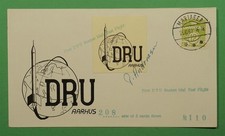 DR WHO 1962 DENMARK SPACE ROCKET MAIL DRU SIGNED EZ #1C1 w7956