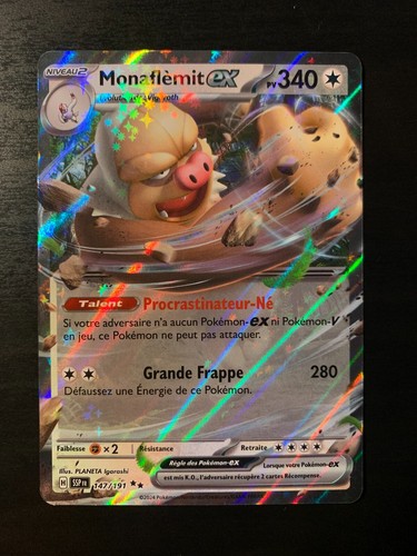Carte pokémon monaflémit - carte, ex
