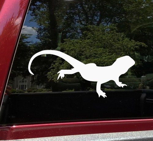 Bearded dragon vinyl decal - dragon,