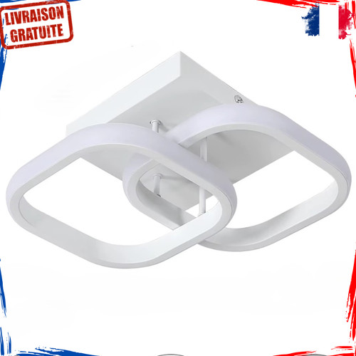 Plafonnier led carré double - carré,