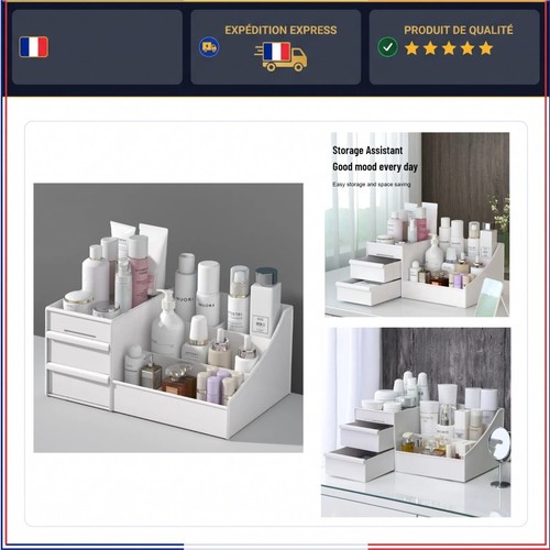 Boîte rangement maquillage - de,