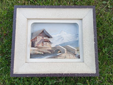 TABLEAU CHALET MONTAGNE ET