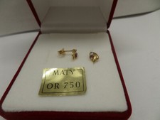 Boucle oreilles  or 18 carats