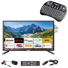 Pack ANTARION TV LED 21.5" 54cm Smart Connect Lecteur DVD + Clavier Ergonomique