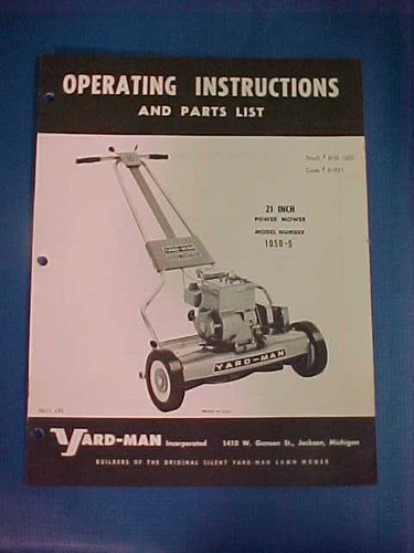 Vintage yard man - yard-man, 21"