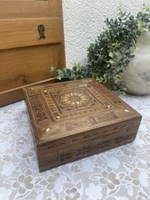 Ancienne Boîte Orientale en Marqueterie – Epoque XXe  Syrie Damas Vintage Bijoux