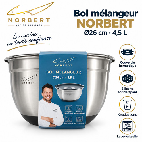 Bol mélangeur norbert - bol, 26