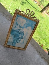 cadre photo en bronze et