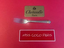 FOURCHETTE TABLE CHRISTOFLE ARIA DORE 20.5CM METAL ARGENTE TRES BEL ETAT.