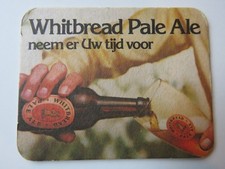Bière dessous de Verre ~ Whitbread Pâle Ale " Emmenez Votre Temps There "