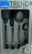 Manille - Ménagère 16 pièces Vintage Noir