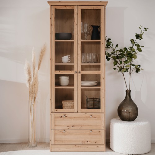 Vitrine highboard bois - en,