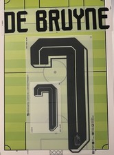 Flocage Officiel  De Bruyne #7