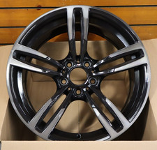 Jante OEM Noire Machinée BMW M3 M2 M4 19 Pouces 2016-2020 Rim Original 86094 A