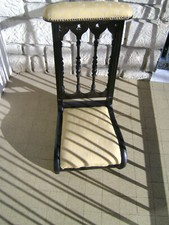 Prie-Dieu style Napoléon III Bois noirci 